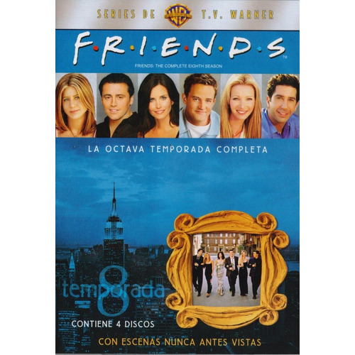 Friends Amigos Octava Temporada 8 Ocho Dvd