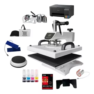 Maquina Estampar Sublimar 12en1 38x38+ Epson A4 Para Biromes