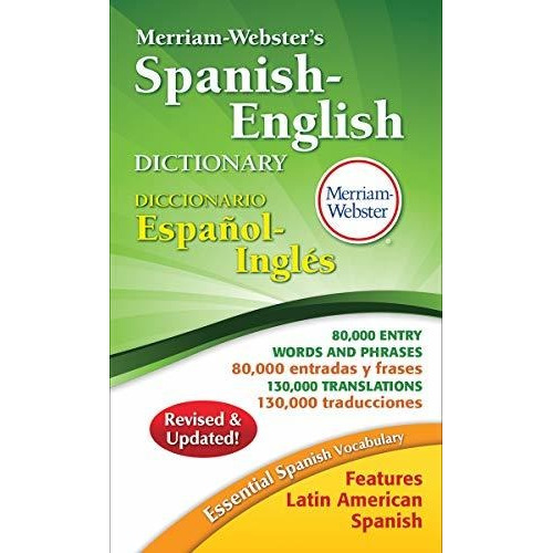 Spanish/english Dictionary. Diccionario Español-ingles Merri