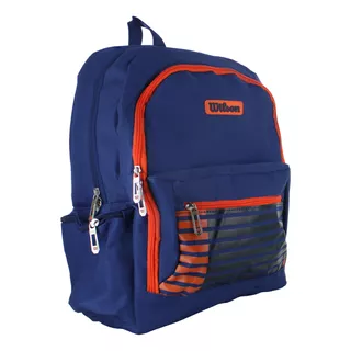 Wilson Mochila Escolar Sport Viaje Casual Gym Juvenil 86409 Color Azul