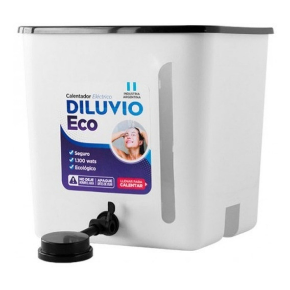 Ducha Calefon Electrico Tanque Plastico 20 L 1100w Diluvio