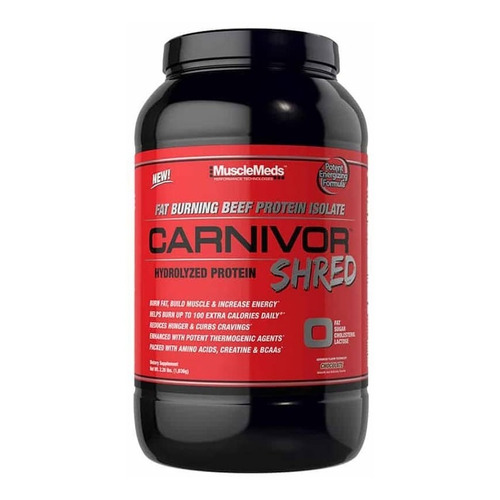 Proteina Musclemeds Carnivor Shred 2 Lb Hidrolizada Sabor Chocolate