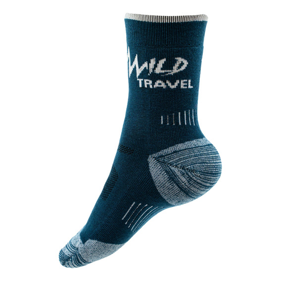 Calcetas Trekking Wild Travel Lana Merino Térmicas Deportiva