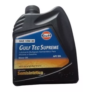 Aceite 10w30 Semisintetico Litro Gulf