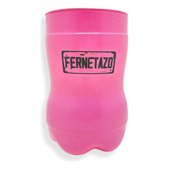 Vaso De Vidrio Rosa Para Fernet Diseño Fernetazo 800ml