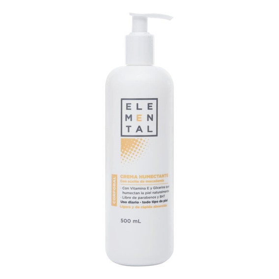 Crema Elemental Corporal Aceite Macadamia X 500ml