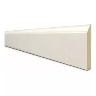 Zócalo Madera Piso Flotante Cerámica - Mdf Blanco - Oferta 