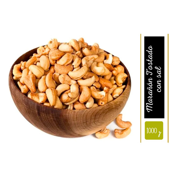 Nuez De Marañón Natural 1 Kilo (2 Lib - Kg a $96999