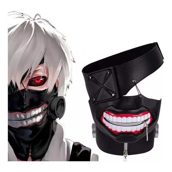 Mascara Ajustable Halloween Cosplay Kaneki Ken Tokyo Ghoul 