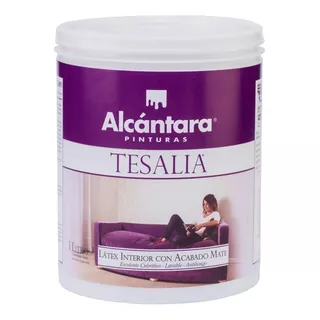 Pintura Látex Interior Tesalia Blanco Mate 1 L Alcántara