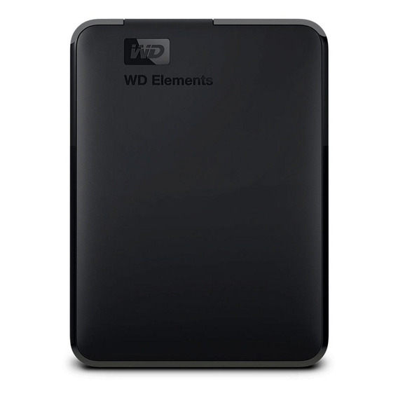 Disco duro externo Western Digital WD Elements Portable WDBUZG0010BBK 1TB negro