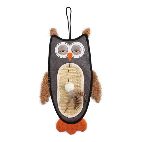 Juguete Para Gatos Gigwi Rascador Con Catnip Modelo Owl