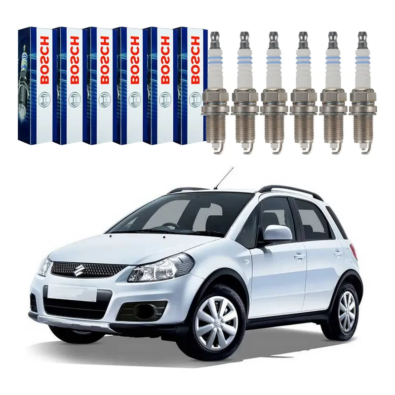 Jogo Velas Bosch Sx4 2.0 16v 2009 A 2012