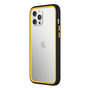 Iphone 12 pro max, color negro y amarillo