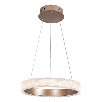 Colgante Aro Led Dorado L7545 45w 40cm Alta Potencia Mks  Dorado