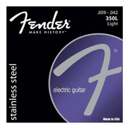 Encordado Guitarra Electrica Fender 350l 09/42 Stnls Stell