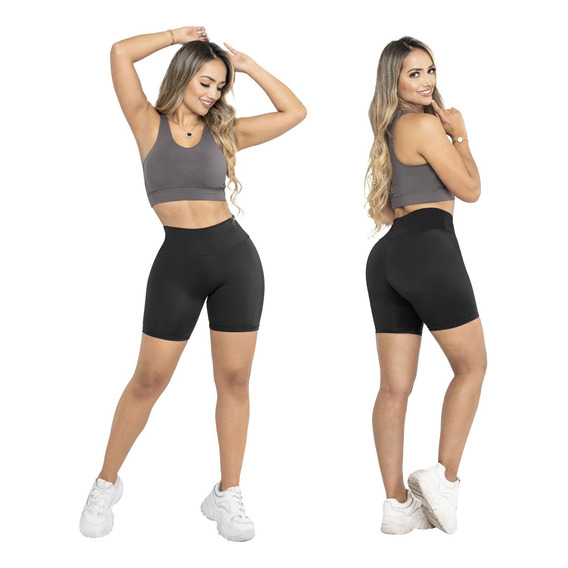 Combo X2: Biker Short Deportivo Mujer Corto, Licra Deportiva