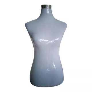 Torso De Maniquí De Dama Blanco Para Exhibir Prendas