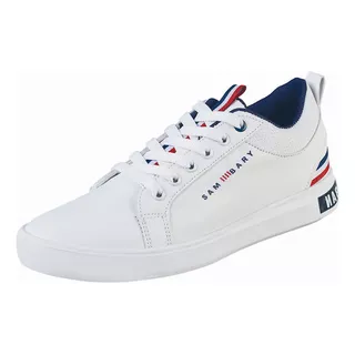 Tenis Urbano Para Hombre Castalia 564-37 Blanco