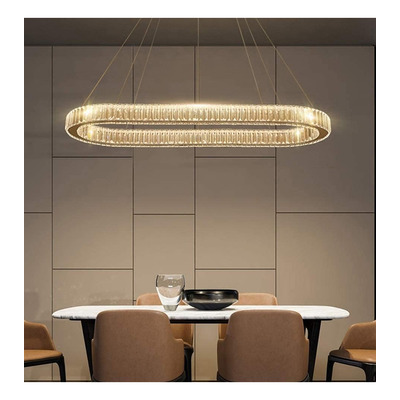 Colgante Led Cristal Alta Calidad G43 Control Remoto Tz