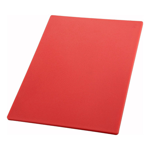 Tabla Para Picar Alimentos De Cocina Concassé 30x45x1.2cm Color Rojo Liso