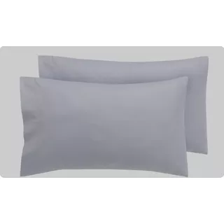 Fundas De Almohadas 50x70 Cm Tacto Super Suave Pack X 2 V/c