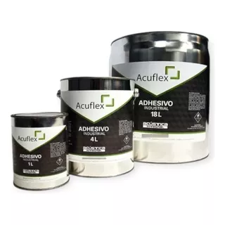 Adhesivo De Contacto Industrial Acuflex Lata De 18 Litros