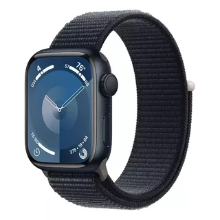 Apple Watch Series 9 Gps  Caja De Aluminio Color Medianoche De 45 Mm  Correa Loop Deportiva Color Medianoche