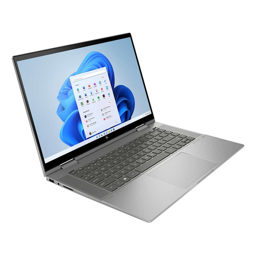 Notebook HP Envy x360 15-ew1073cl plateada táctil 15.6", Intel Core i7 1355U  32GB de RAM 1TB SSD, Intel Iris Graphics 60 Hz 1920x1080px Windows 11 Home