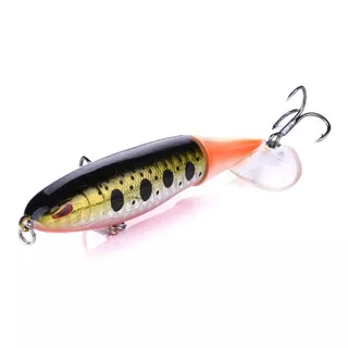 Isca Artificial Whopper Popper Plopper C/ Helice Escolha Cor