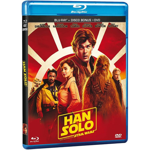 Han Solo | Blu Ray Dvd Alden Ehrenreich Película Nuevo