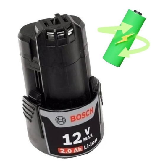 Batería Bosch 12v 2 Ah Litio Para Taladro Atornillador