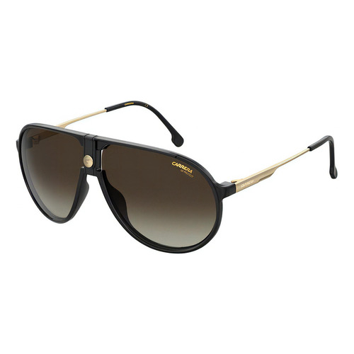 Lentes Sol Hombre Carrera Lentes Sol Unisex Diseño Negro/dorado