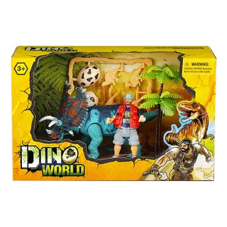 Dino World Set Dinosaurio Con Figura Ck