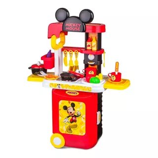 Cozinha Infantil Mickey 3 Em 1 Maleta - Multikids 1300