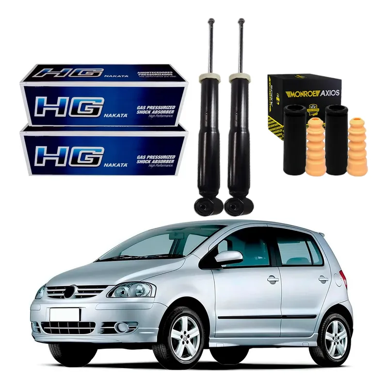 Kit Amortecedor Traseiro Fox 1.0 1.6 2003 A 2009