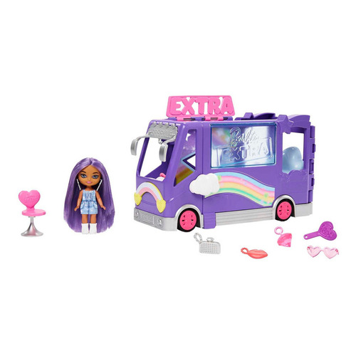 Muñeca Barbie Bus Turístico Barbie Extra Mini