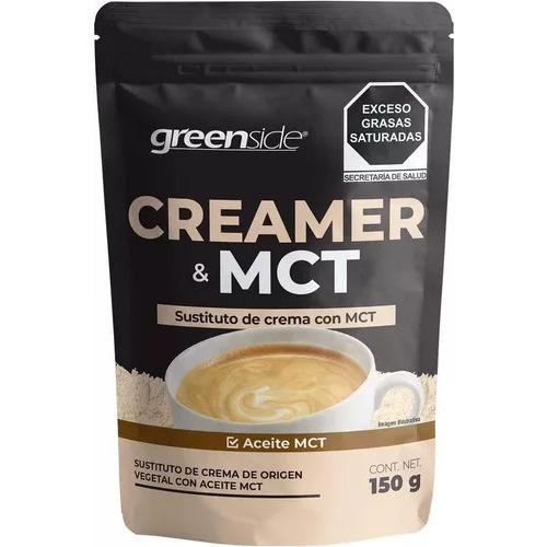 Greenside Creamer & Mct 150 G Sustituto De Crema Con Mct Sabor Sabor Natural