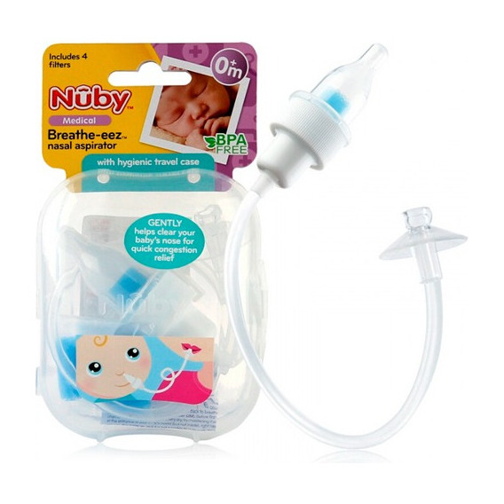 Aspirador Nasal Nuby - Sacamoco Con Manguera Para Bebe