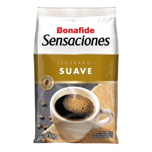 Cafe Bonafide Sensaciones Torrado Suave 250 Gr