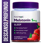 Melatonina Natrol 5 Mg | Descanso & Relajación | 90 Gomitas
