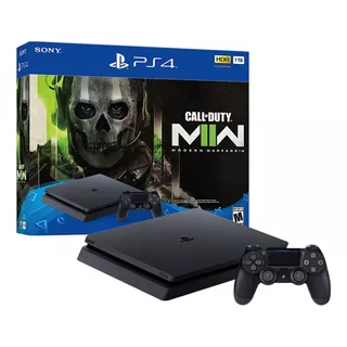 Sony Playstation 4 1tb Call Of Duty: Modern Warfare Ii Bundle Color  Negro