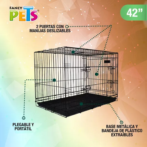 Jaula para Mascotas Fancy Pets Plegable Gigante