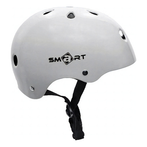 Casco De Bicicleta Smart De Adulto Color Blanco Talle S