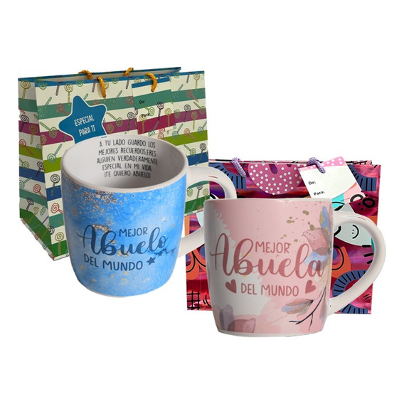 Nico Tazas Mugs De Regalo Abuelos (2 Unidades)