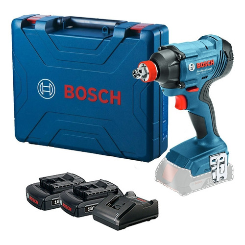 Llave De Impacto Bosch Gdx 180-li 18v 2 Baterías Y Maletín