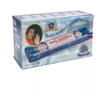 Incenso Sai Baba Da Satya Nag Champa 12cx D15gr +brinde