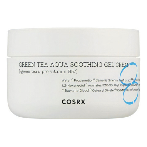 Cosrx Green Tea Soothing Gel / Gel Calmante Hidratante Momento de aplicación Día/Noche Tipo de piel piel irritada