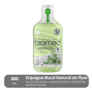 Enjuague Bucal Natural Biomed Gum Health 500ml Sin Fluor