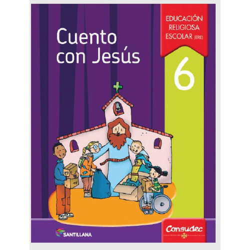 Cuento Con Jesus 6, de VV. AA.. Editorial SANTILLANA, tapa blanda en español, 2016